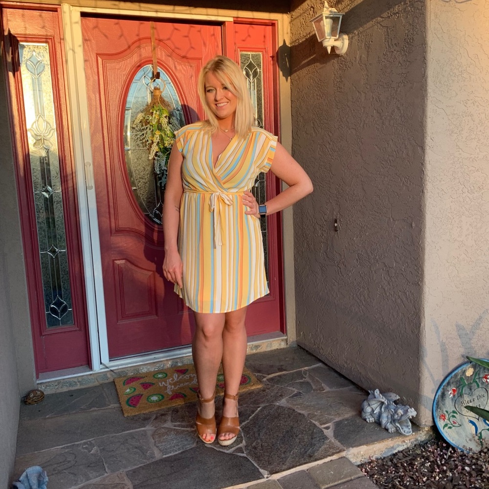 Multicolor spring dress